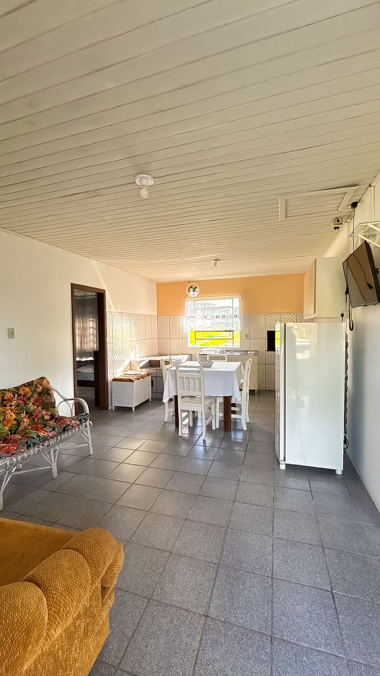 Chale com suíte para até 4 pessoas