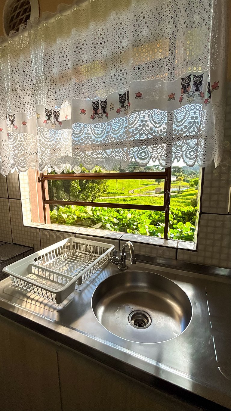 Chale com suíte para até 4 pessoas