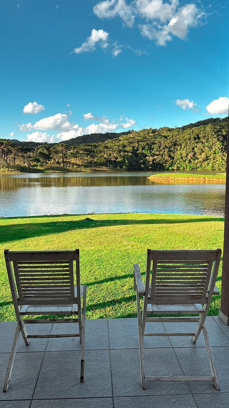 Chalé térreo para até 10 pessoas