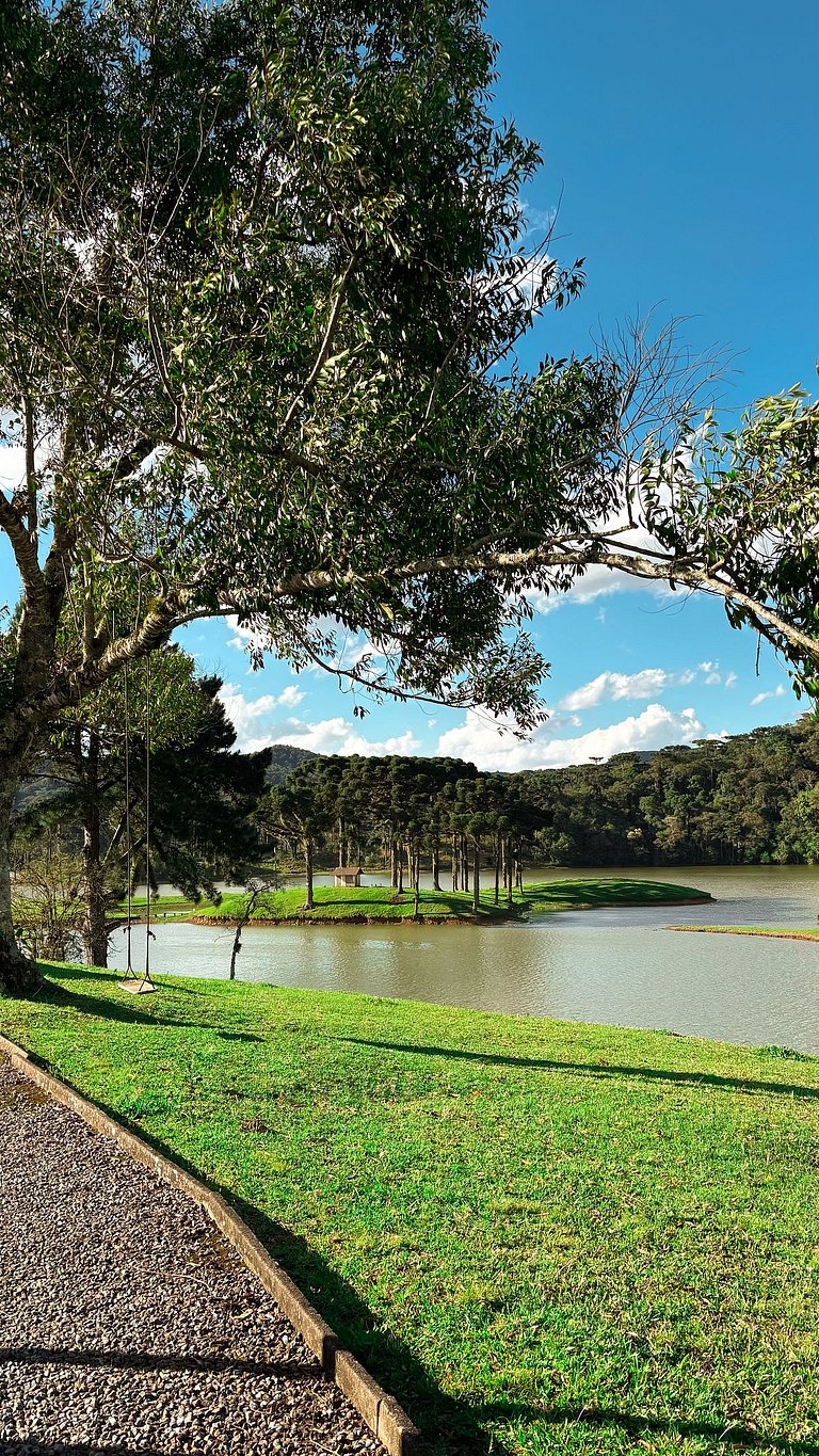 Chalé térreo para até 10 pessoas